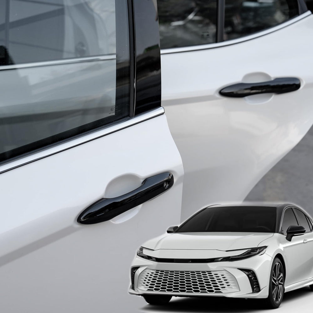 Camry with Spotrim fit guide indicating model compatibility and easy upgrade.