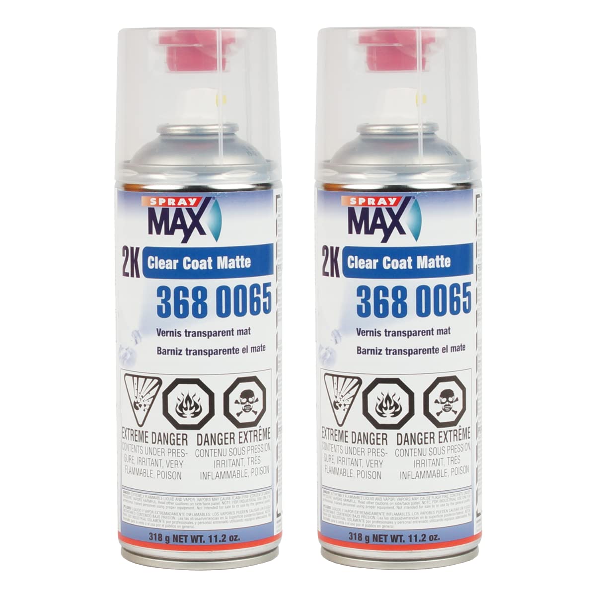 SprayMax 3680065 matte clear coat for cars with durable abrasion resistance