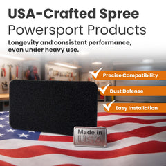 Spree spark plug CR6HSA included with the filter.