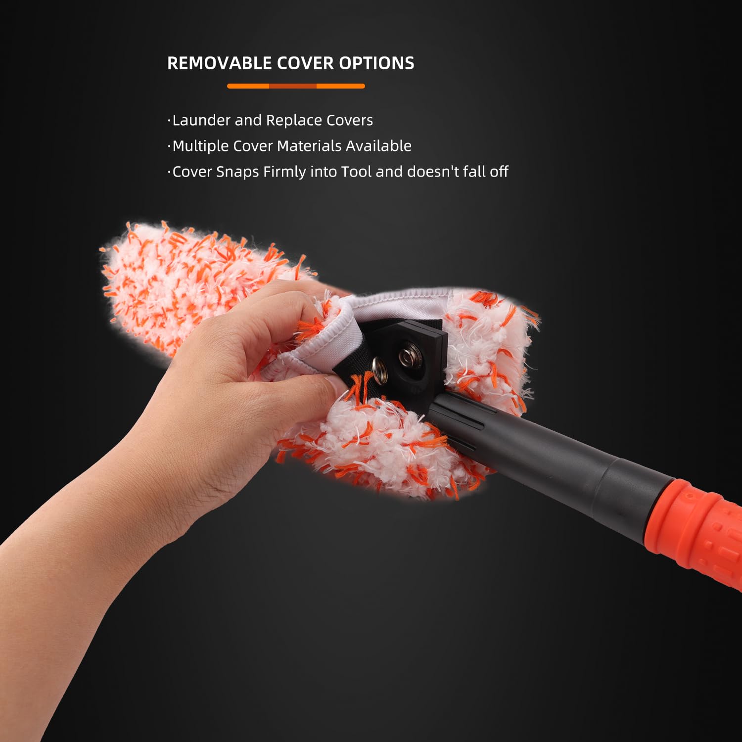 18.8-inch wheel brush length for full-wheel access