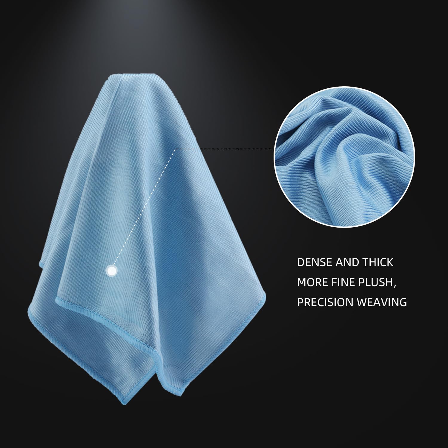 SPTA 300 GSM glass cloth offering strong cleaning while remaining soft to touch.