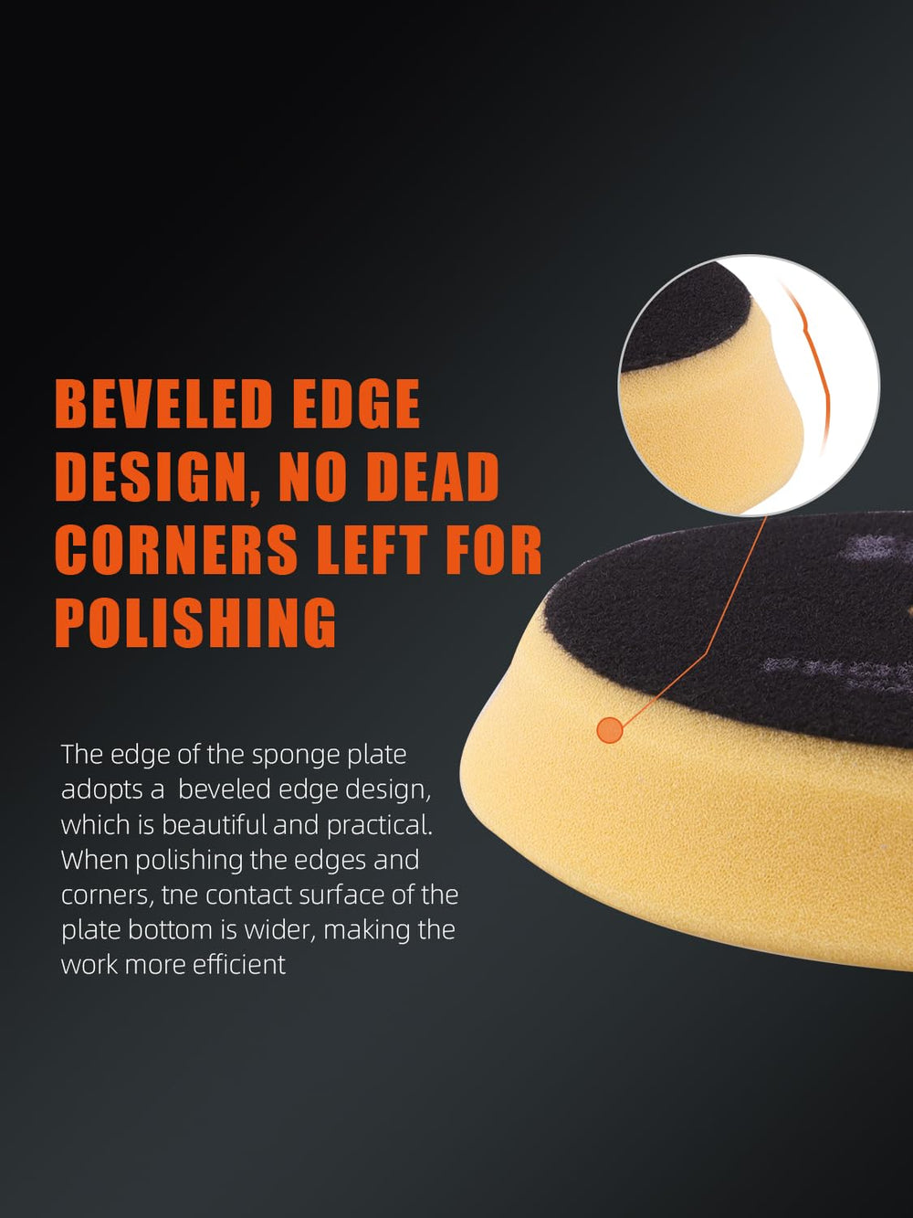 SPTA 6-inch microfiber finishing pad for refined final polish