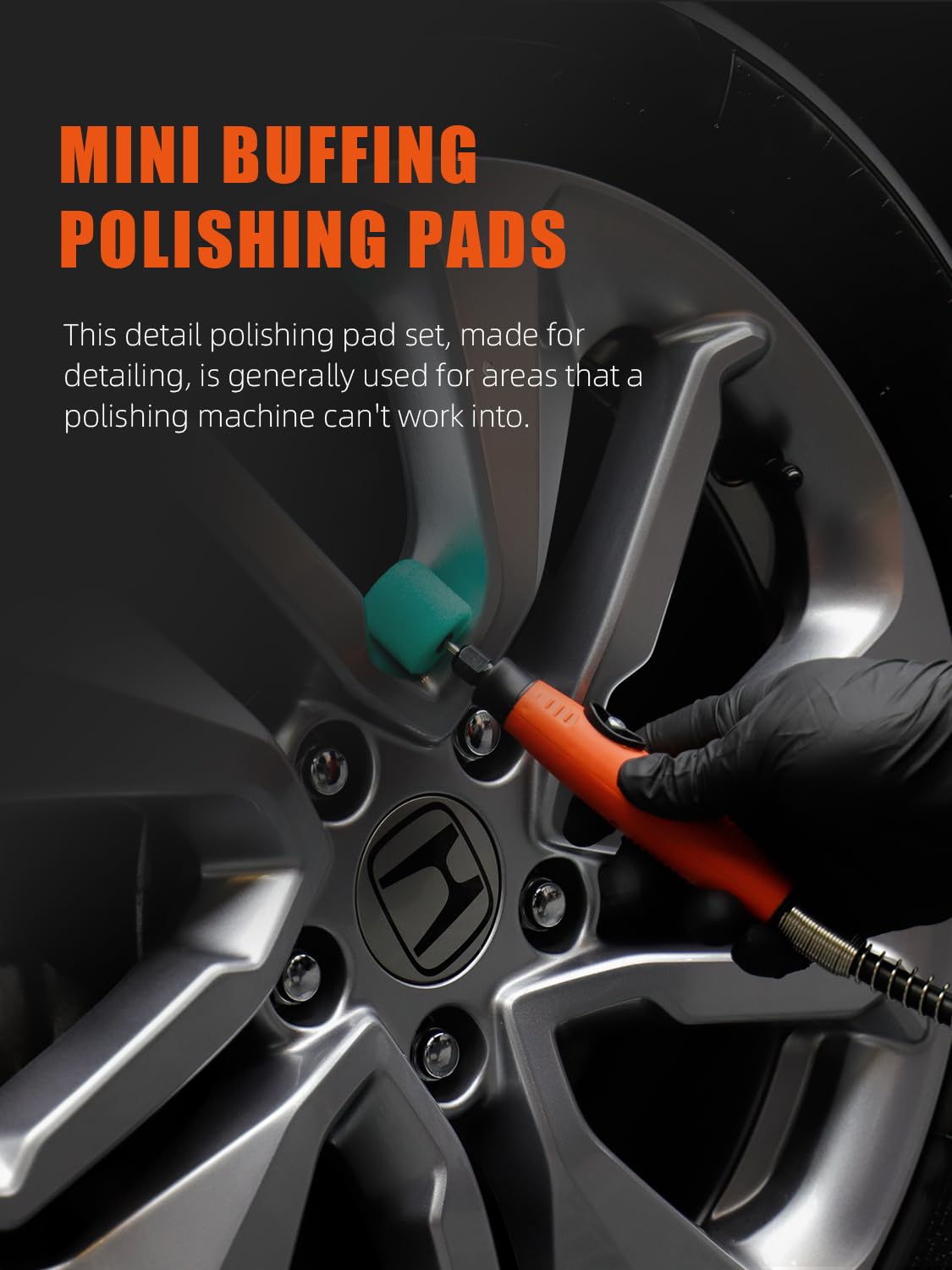 SPTA backing pads and wrenches arranged for quick setup