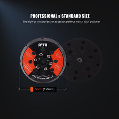 SPTA BP604 5/16-24 thread demonstrates easy compatibility with most DA polishers.