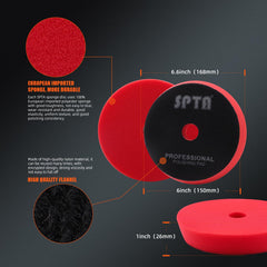 SPTA pad T60 blue moderate-cut for surface refinement
