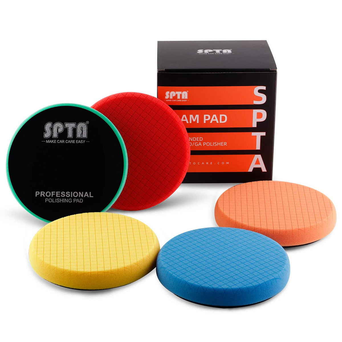 SPTA buffing pads T120 heavy-cut pad 7.5 inch for removing deep scratches