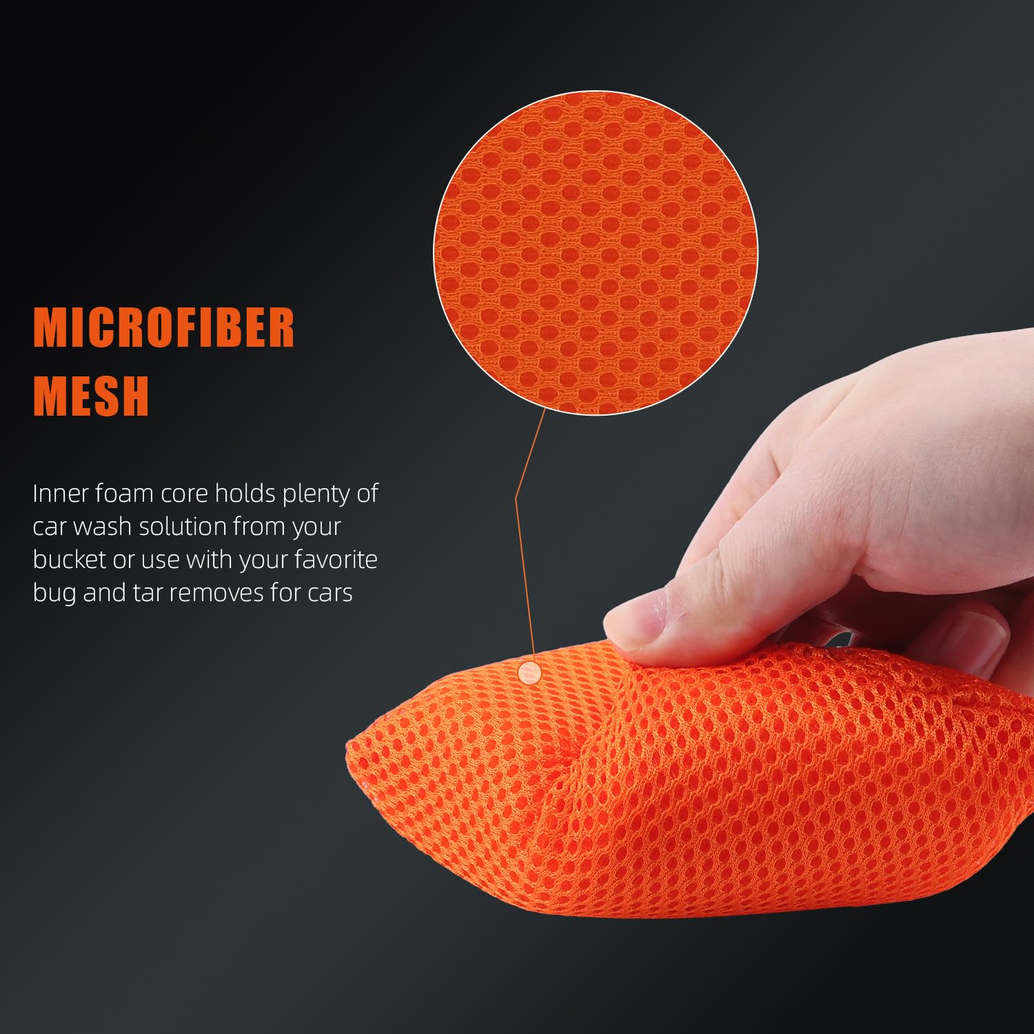 SPTA bug sap remover sponge for glass and painted surfaces