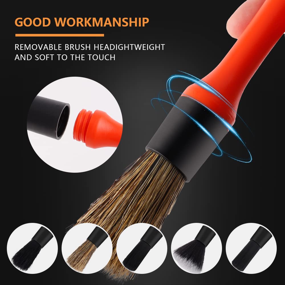 SPTA brush set for dashboards and interiors, gentle yet effective.