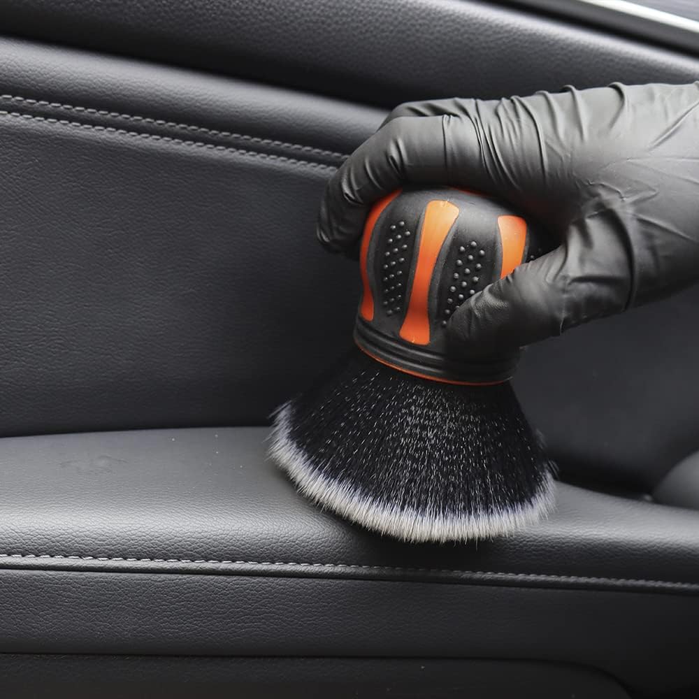 SPTA brushes clear dust from dashboards and vents with broad reach.