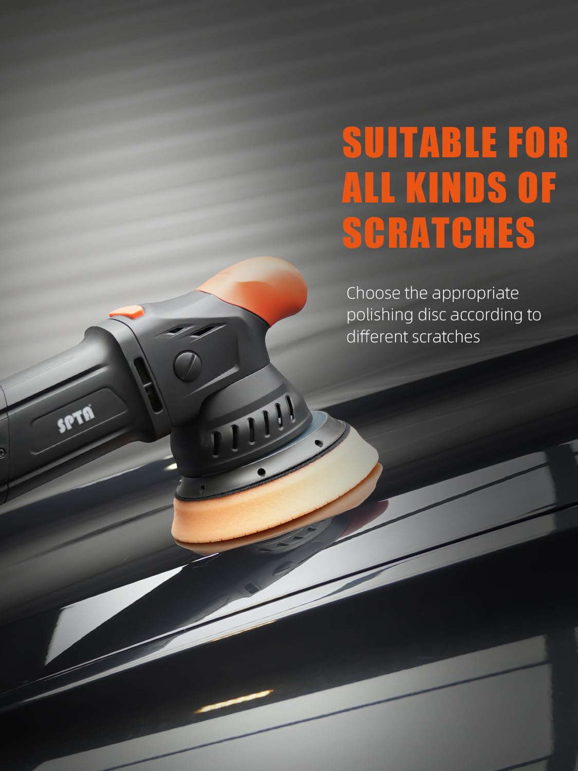 SPTA professional pad cleaner and brush set keeps pads clean for consistent results