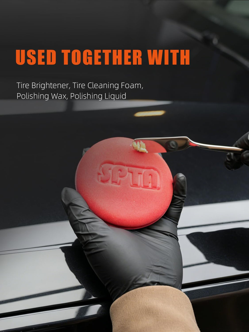 SPTA compact disc pad for accurate wax application