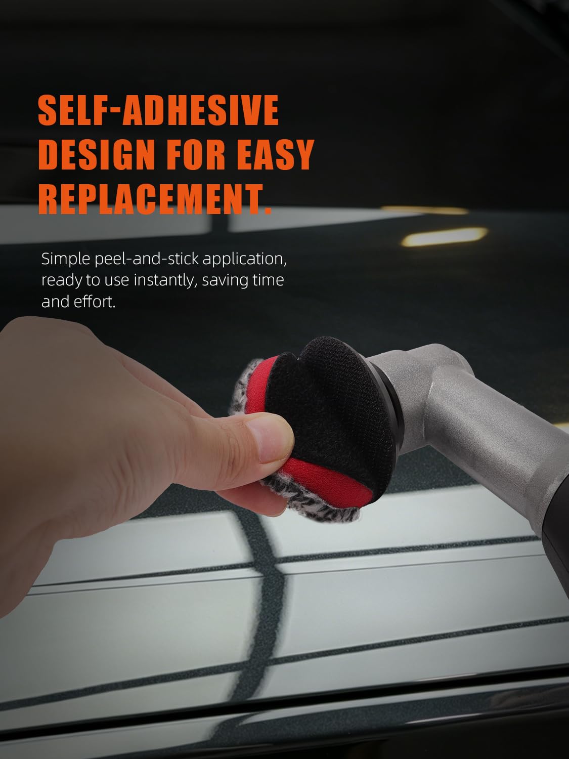 SPTA durable car care pad designed for multiple cleanings and reuse.