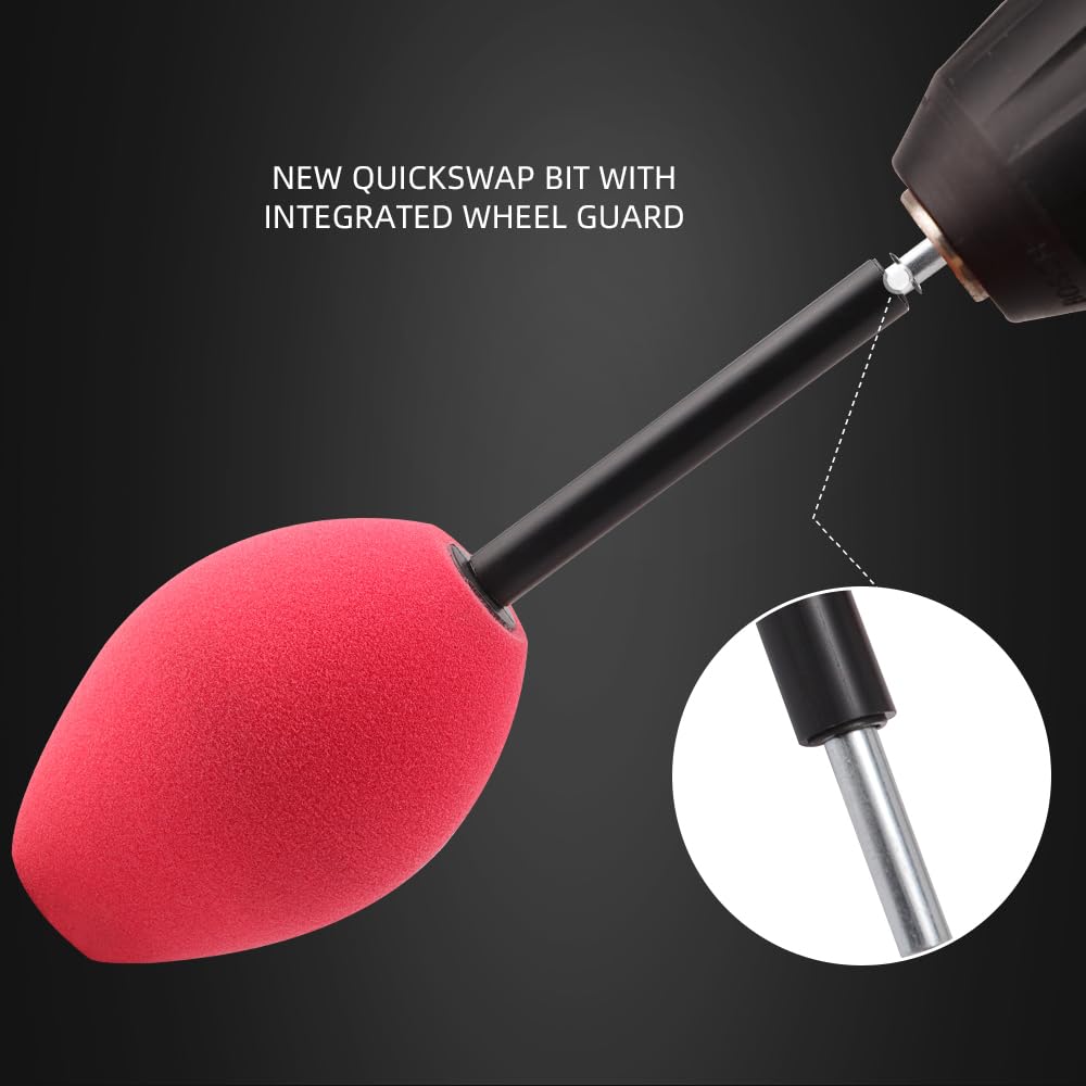 SPTA ergonomic diamond design polisher fits narrow spaces