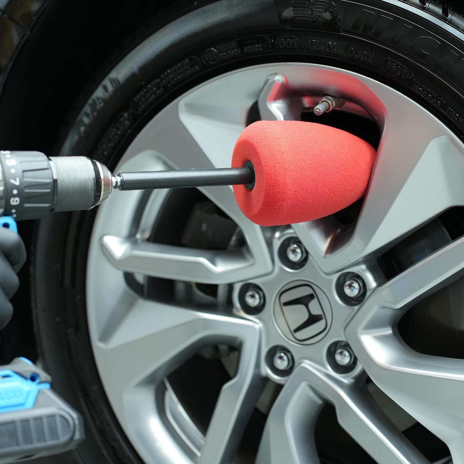 SPTA tool used on exhaust tip surfaces for refreshed metal look