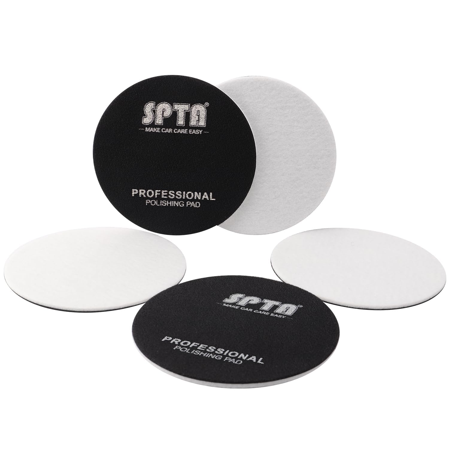 SPTA glass polishing discs set for smooth car windows and lenses