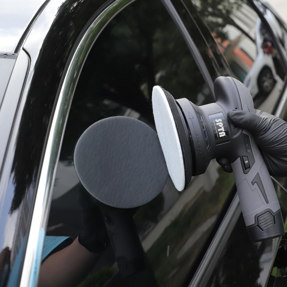 SPTA Glass Polishing Pad 5in coating and wax polish use supports versatile surface refinishing.