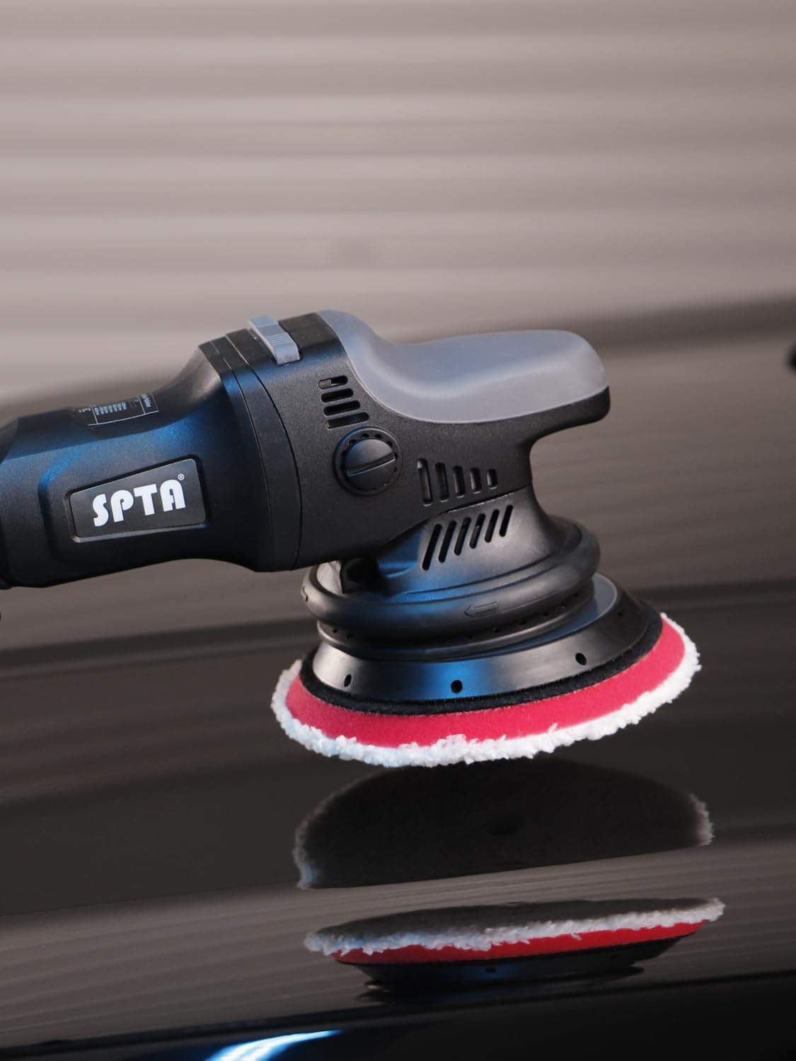 SPTA hook and loop backing compatible with 5 inch buffers