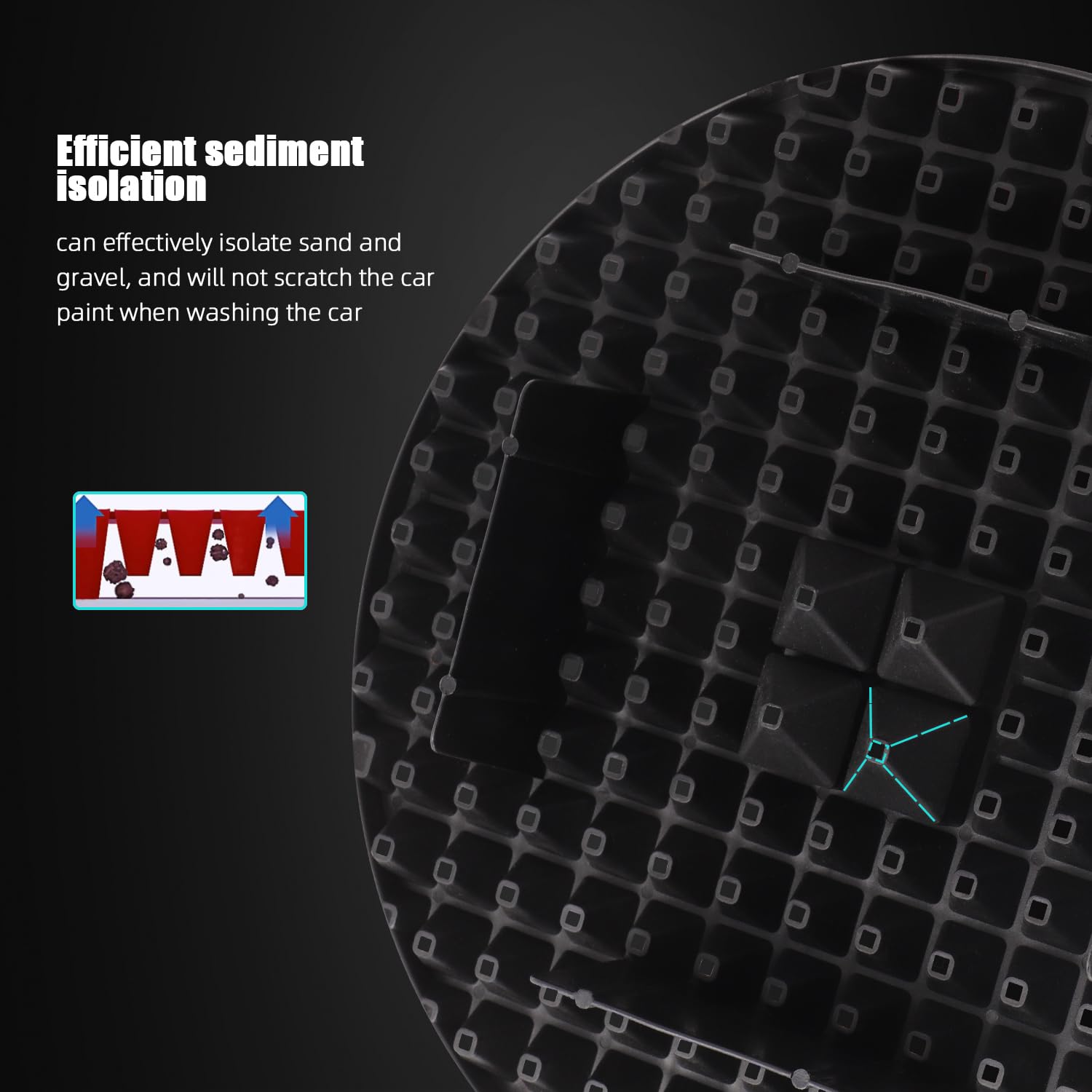 SPTA lightweight car cleaning tool enables easy maneuvering during wash