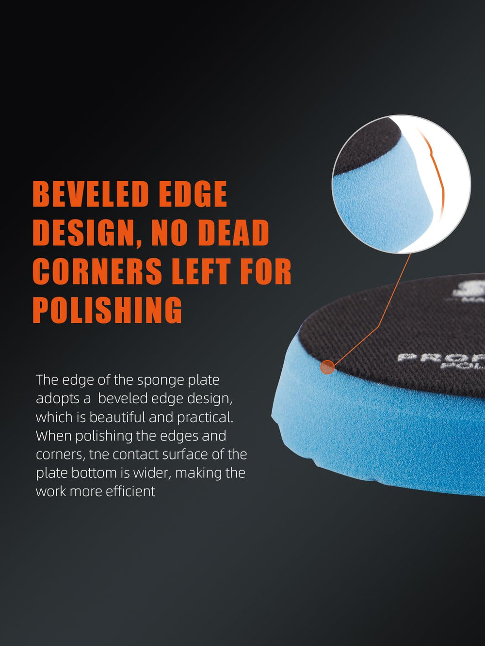 SPTA microfiber buffing disc for a high‑gloss finish.