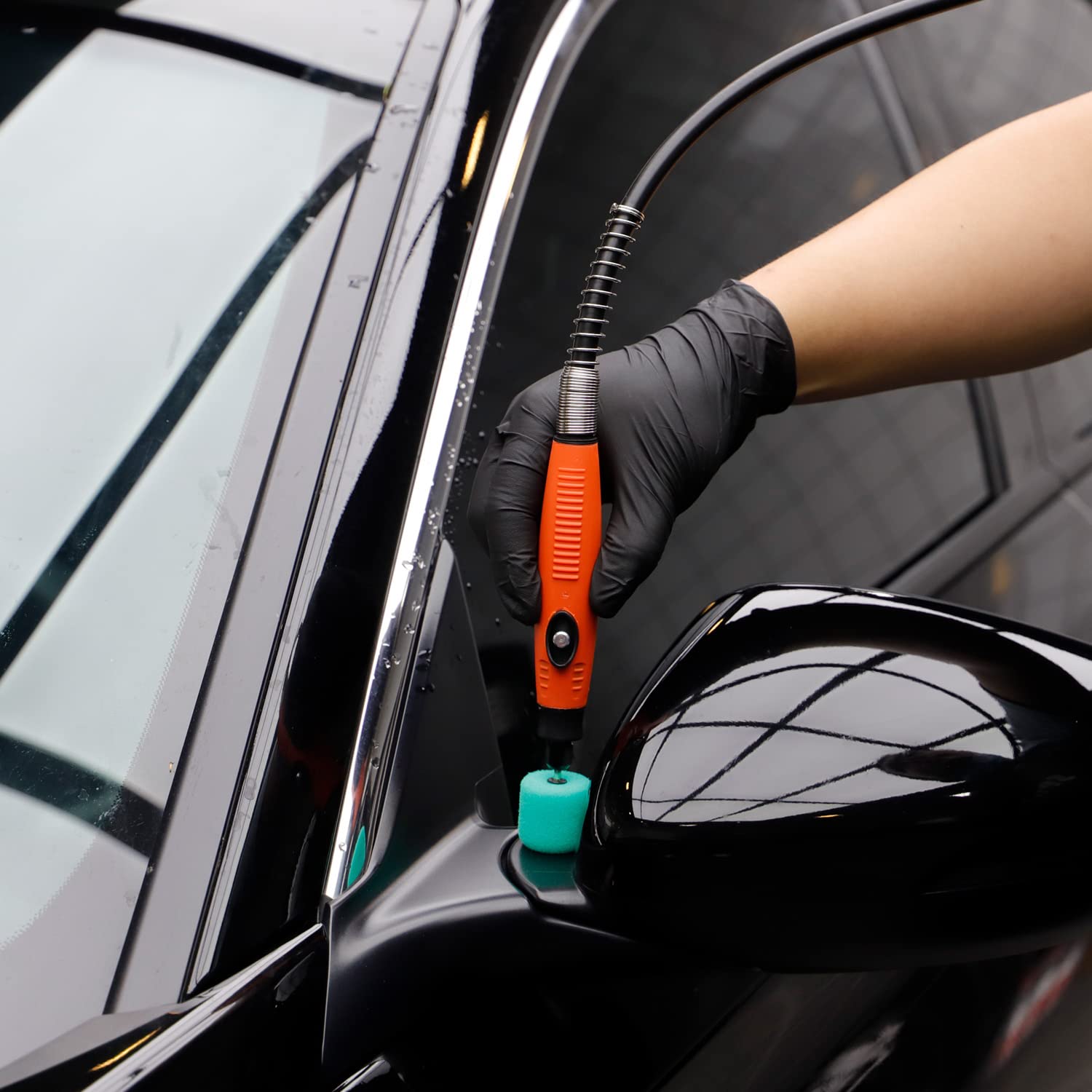 SPTA mini buffing pads small-area-detailing-use perfect for headlamps, emblems, and door handles