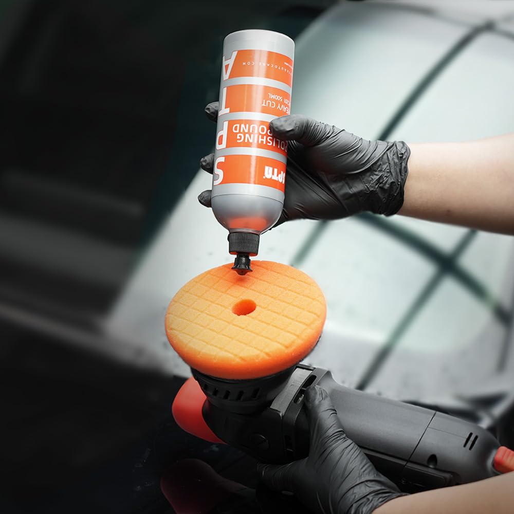Vehicle surface achieved a mirror-like gloss after SPTA polishing