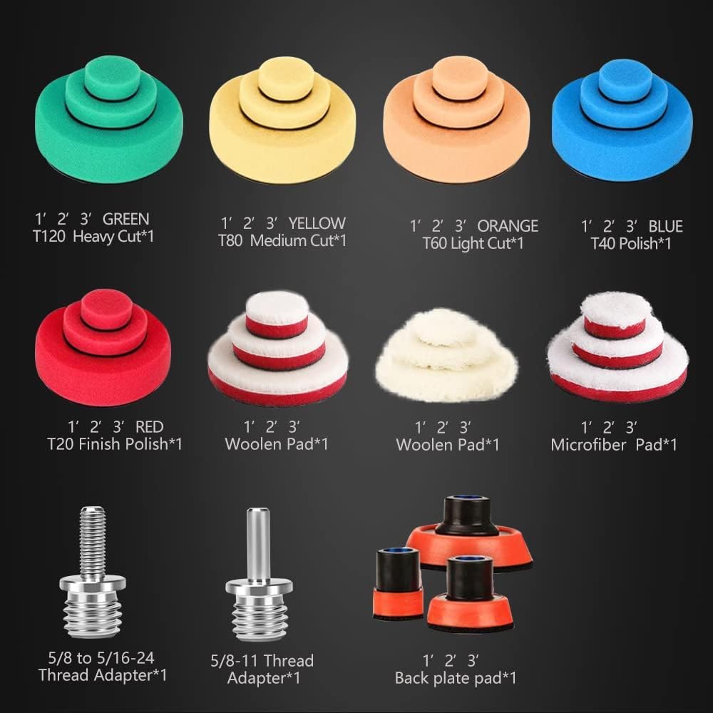 SPTA mixed polishing pads in varied textures for different surface finishing