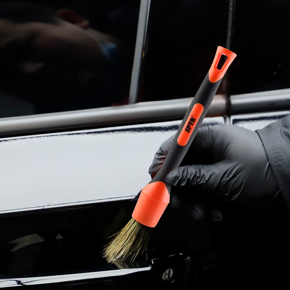 SPTA multi-size brushes cover interior, exterior, and tight spaces for versatile cleaning