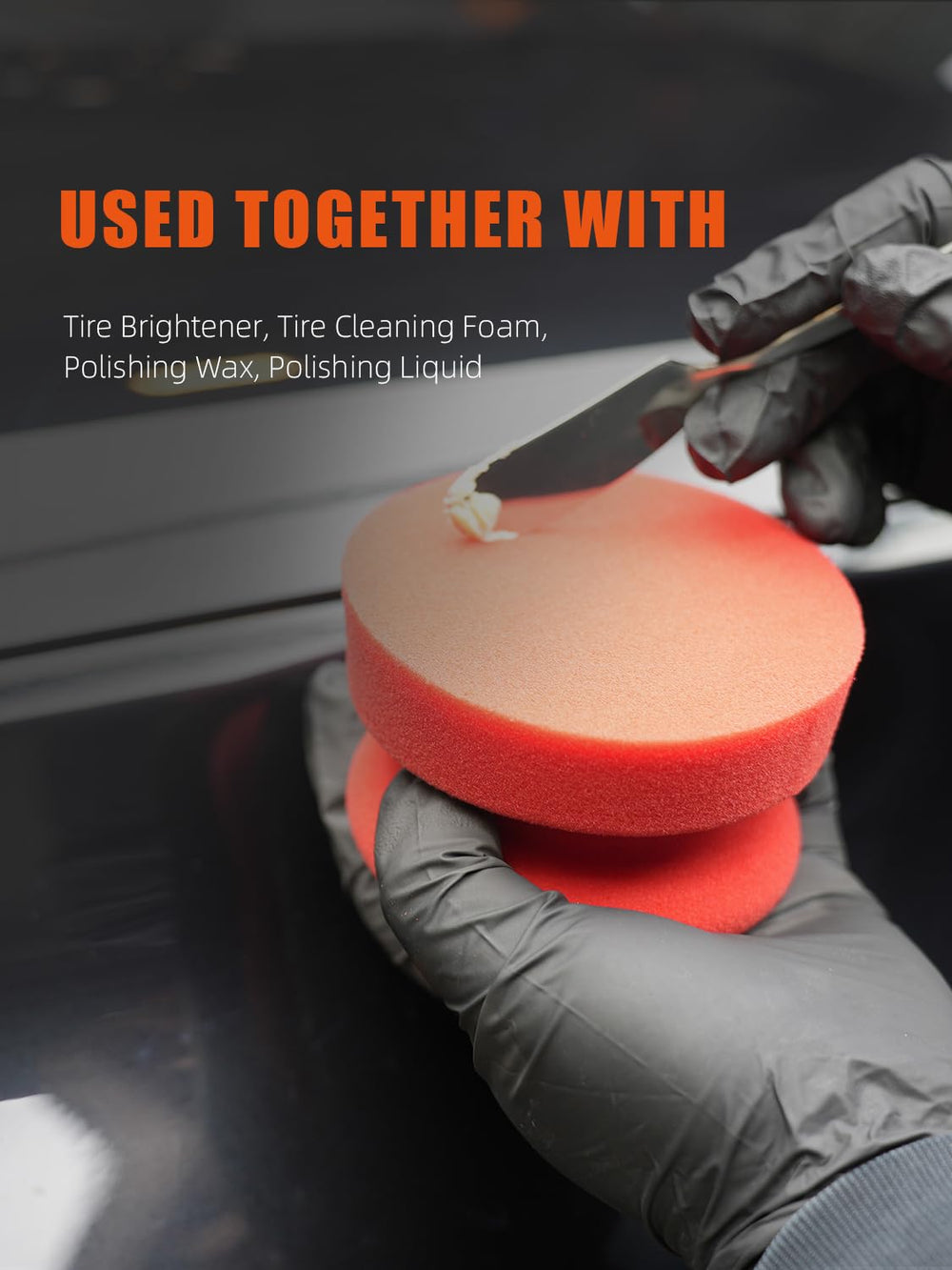 SPTA reusable foam pads resist wear and protect tire finishes.