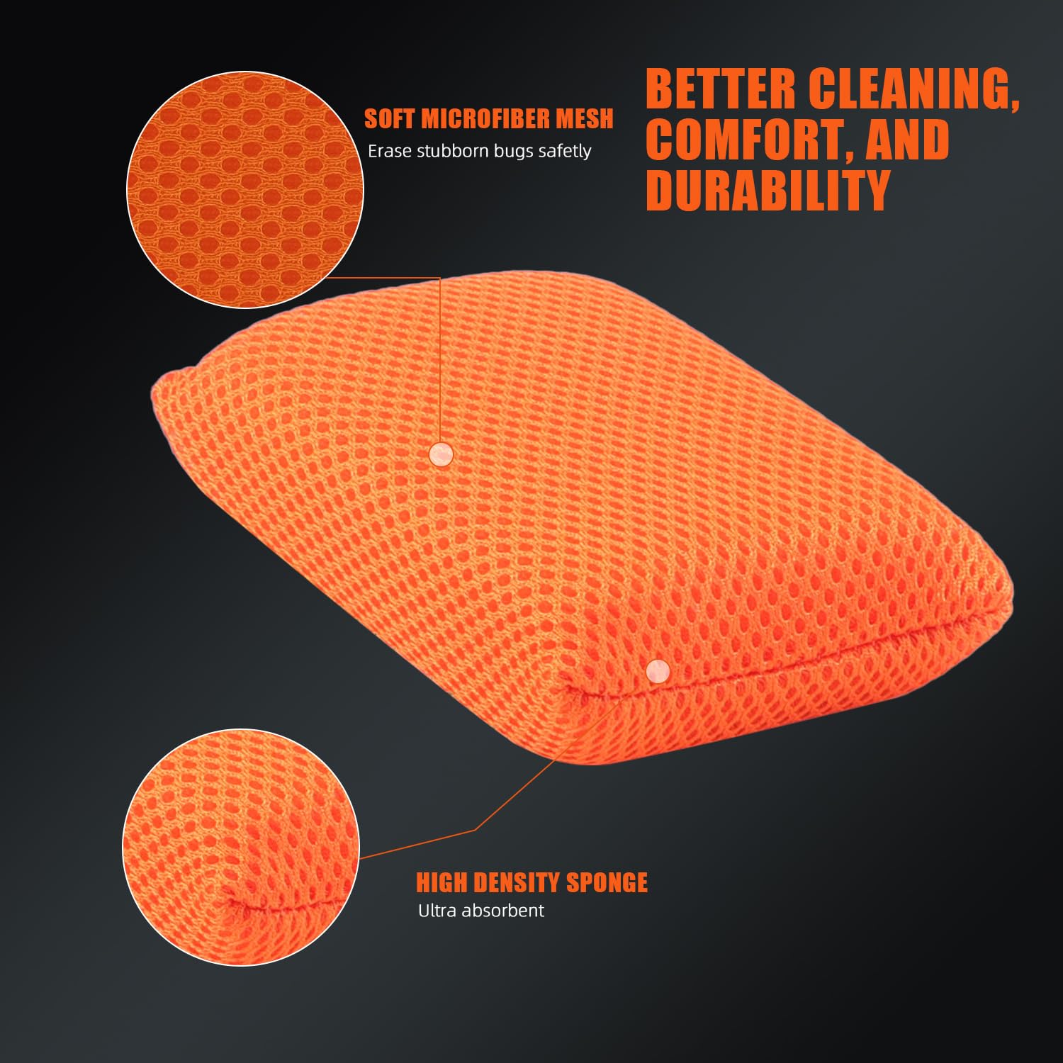 SPTA non-scratch bug tar remover sponge protecting paint