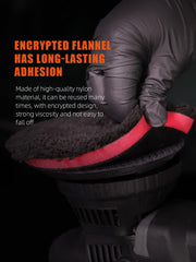 SPTA Microfiber Polishing Pad 150mm high-density back for secure backing plate attachment.