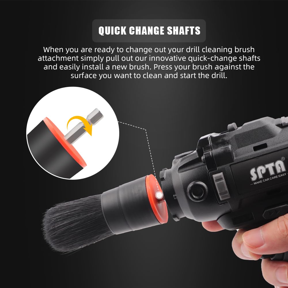SPTA PP stiff hair brush for stubborn dirt and mats