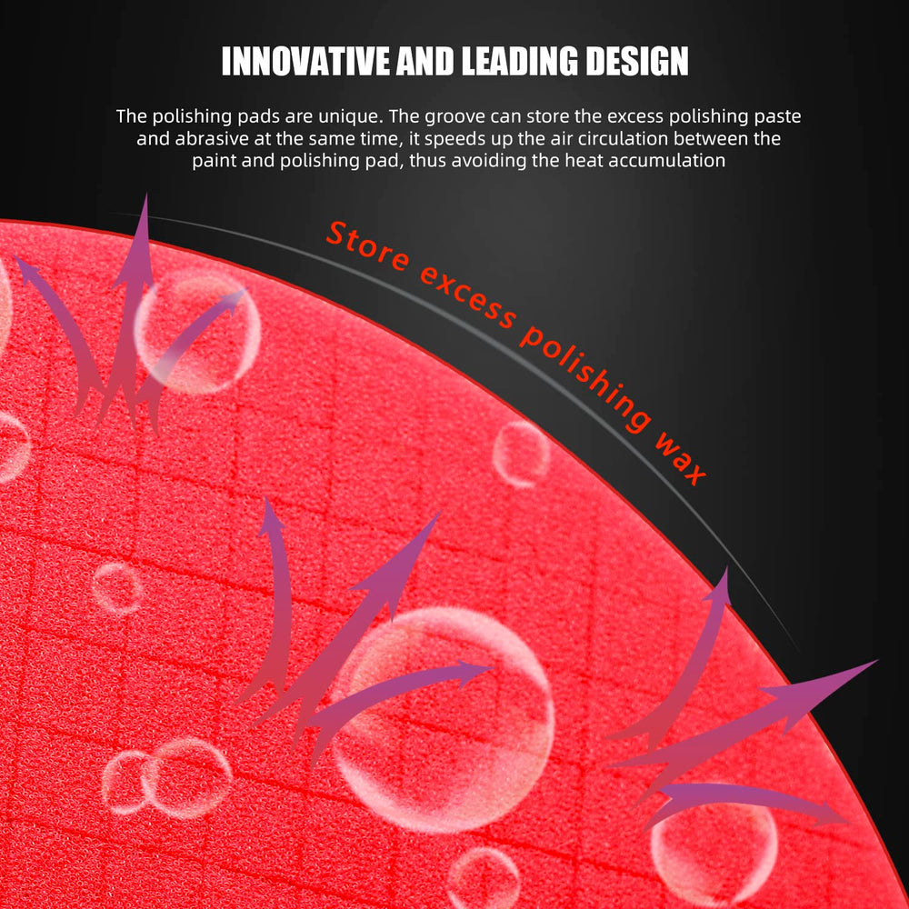 SPTA pad suitable for cars, boats, and glass surfaces with finishing compounds.