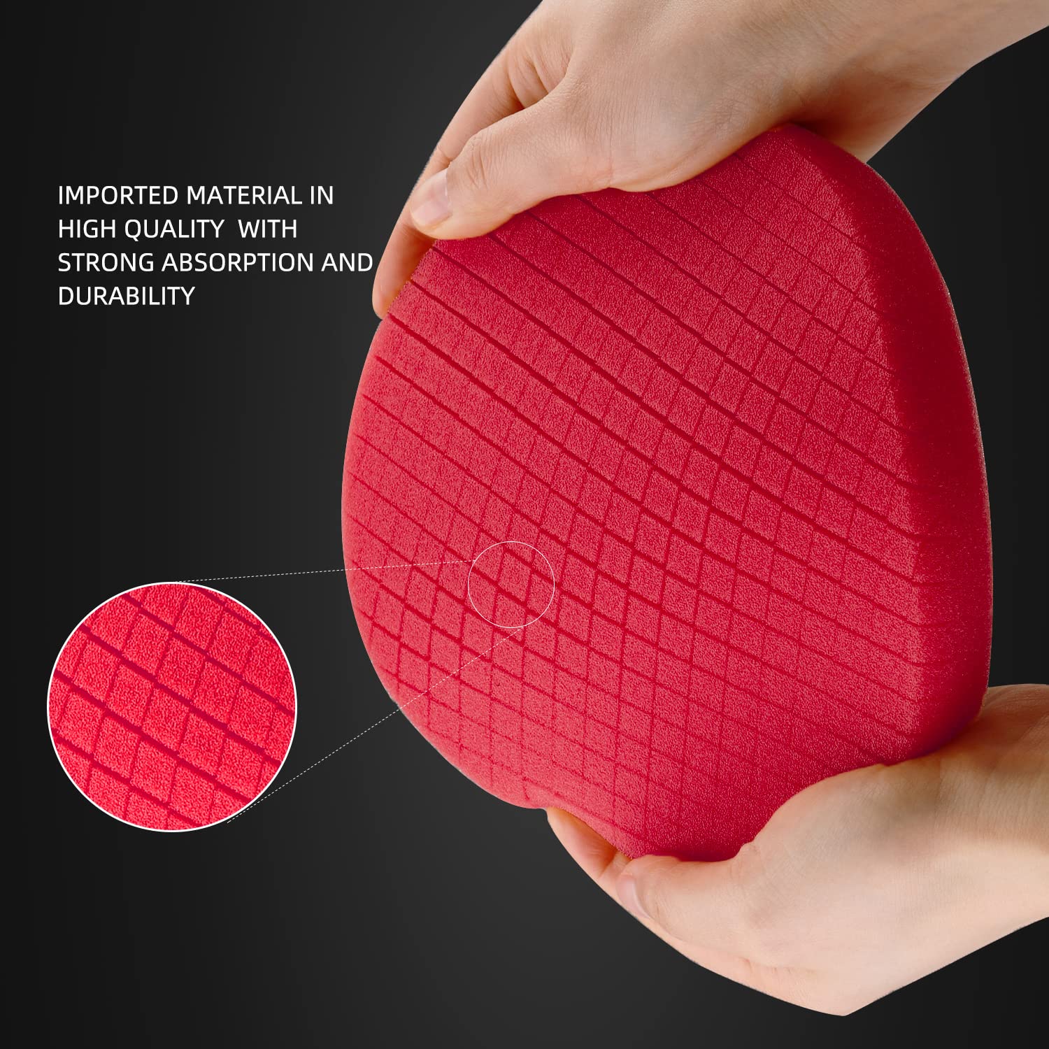 SPTA Velcro-backed pad allows quick, secure changes during polishing sessions.