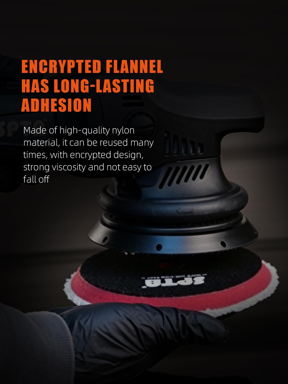 SPTA pad removes common paint defects with controlled finish.