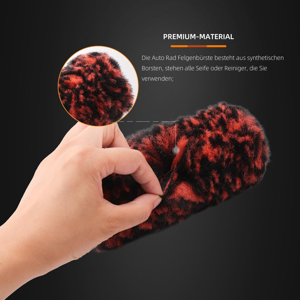 SPTA Rim Cleaner Brush durable professional-grade construction for long-term use.
