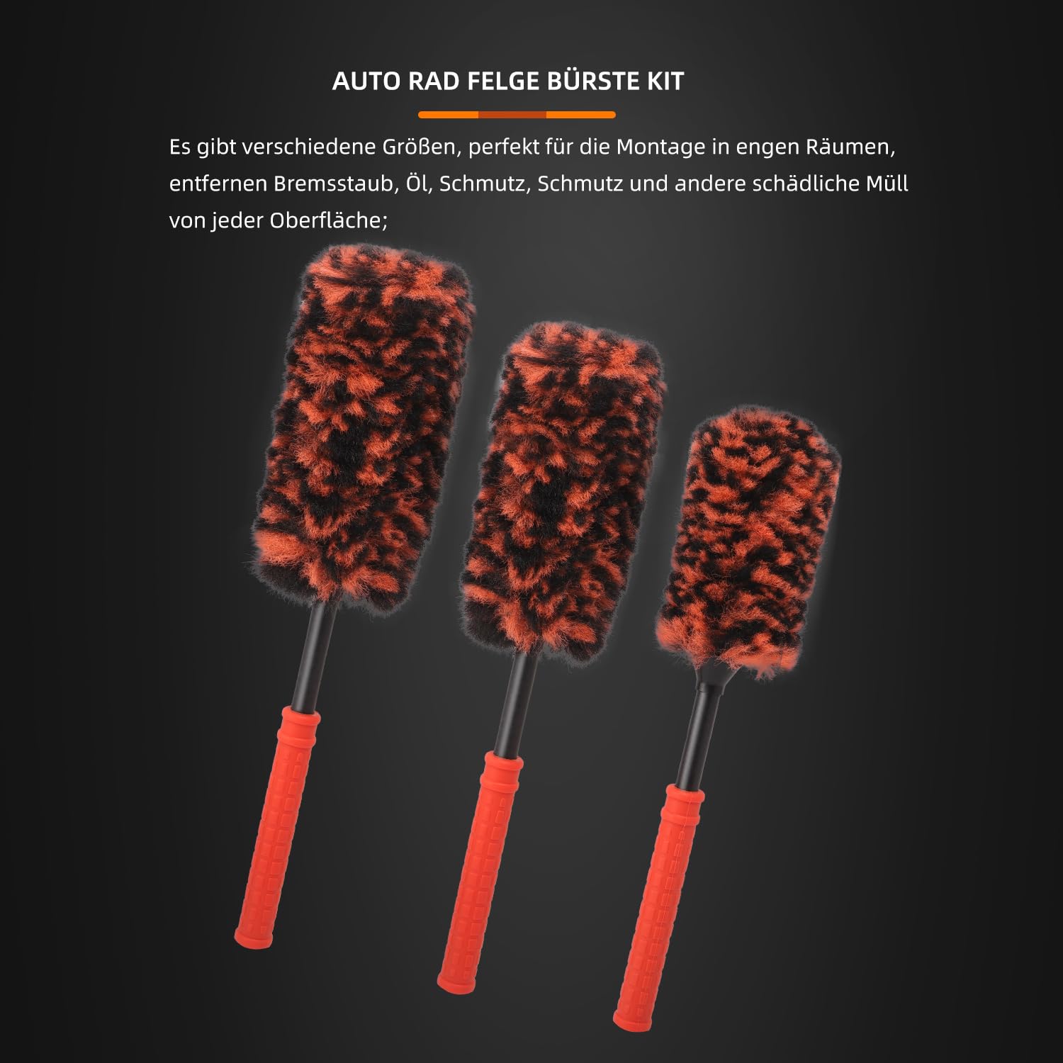 SPTA Rim Cleaner Brush safe for finishes helps prevent scratches.