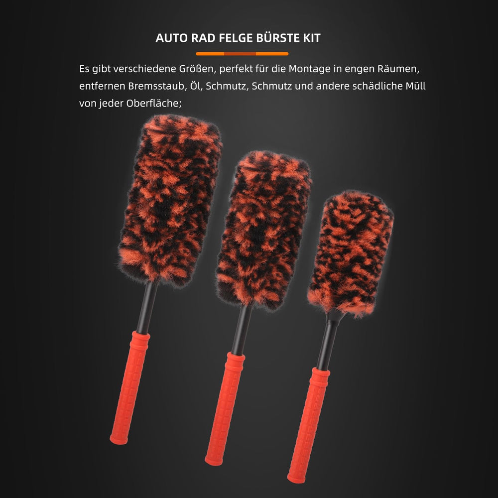 SPTA Rim Cleaner Brush safe for finishes helps prevent scratches.