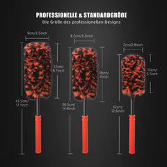 SPTA Rim Cleaner Brush soft synthetic bristles are gentle on finishes.