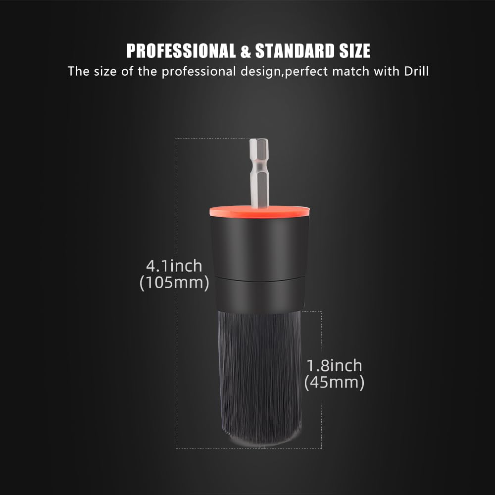 SPTA soft bristle brush for delicate interior surfaces