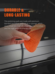 SPTA soft microfiber polish pad delivers gentle, scratch-free buffing.