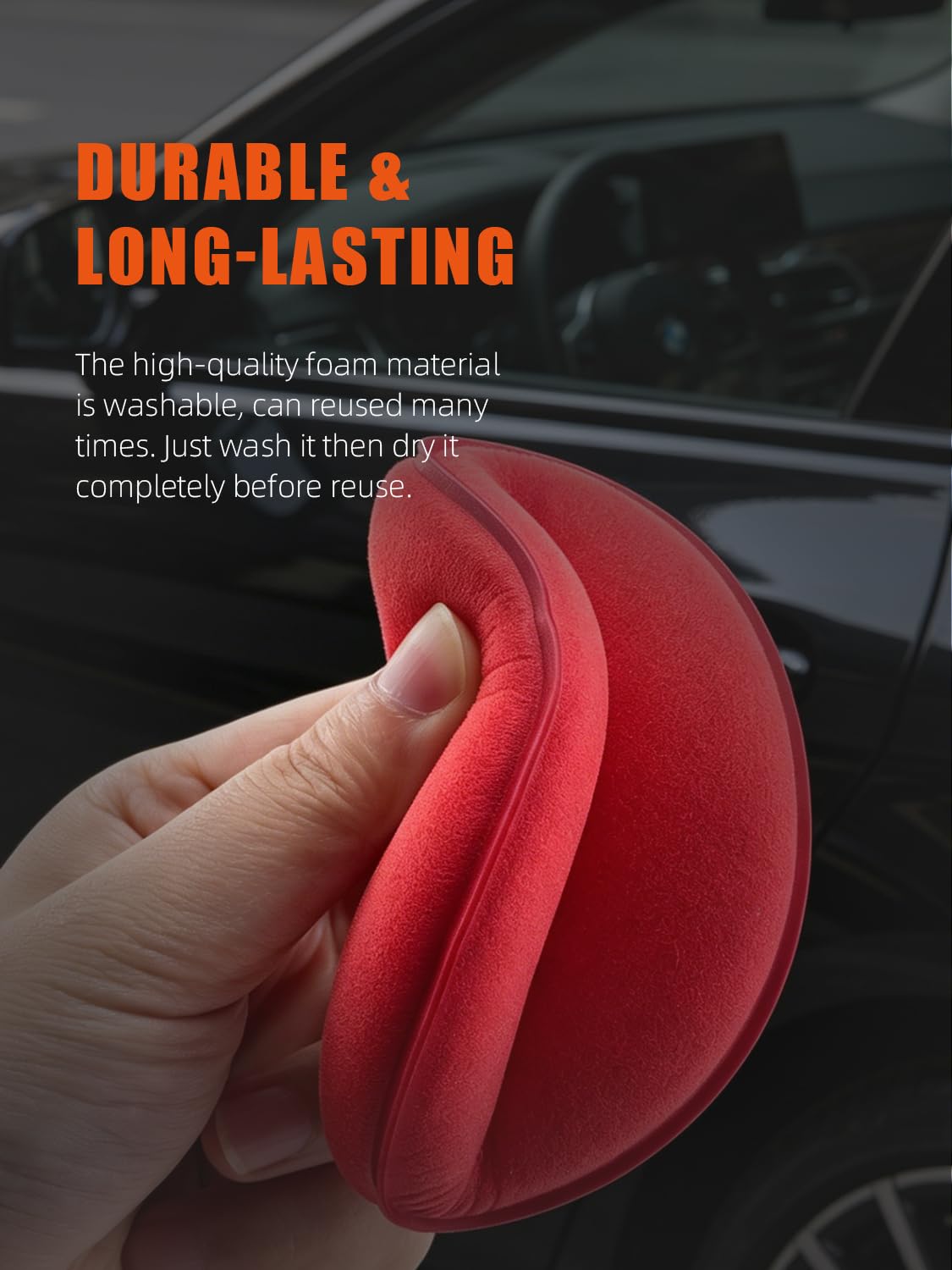 SPTA soft waxing sponges for precise car detailing control