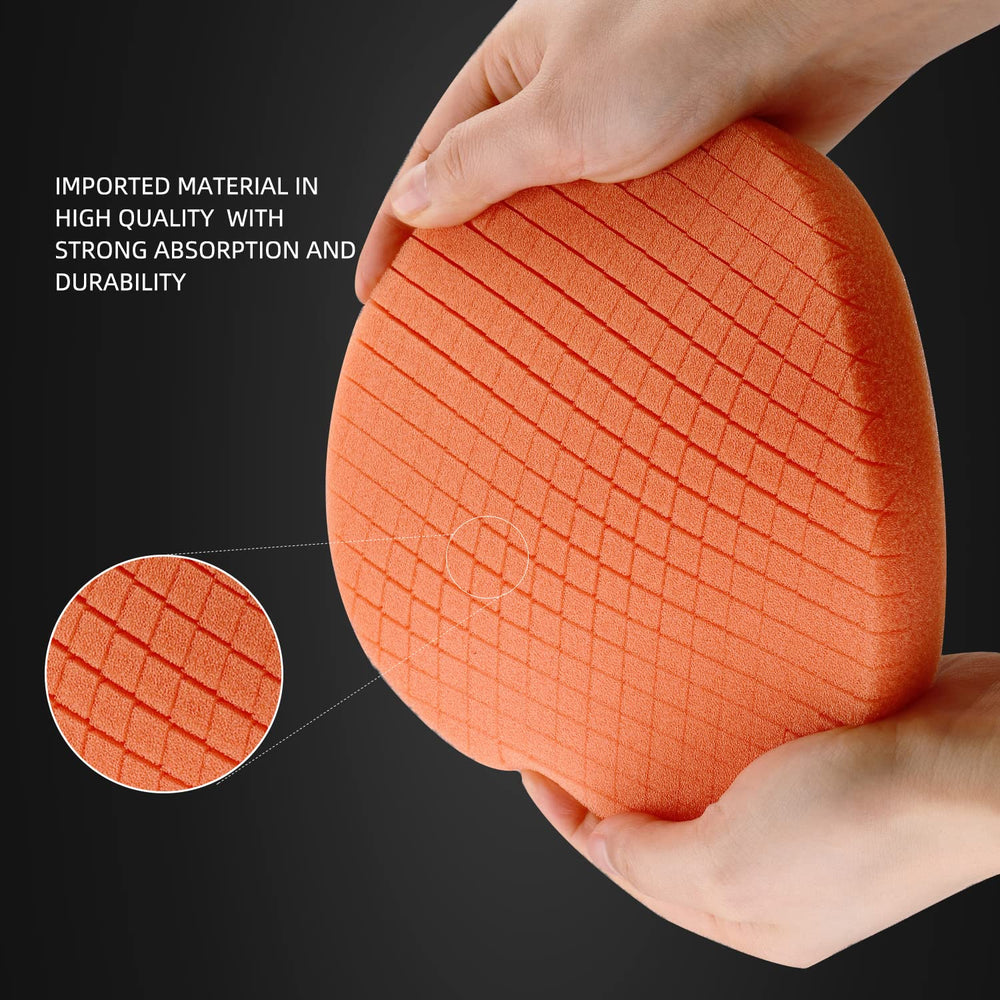 SPTA T40 foam pad shows 6.5-inch diameter in use