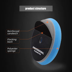 SPTA T80 high-cut pad 5in swirls-free polishing for brighter color