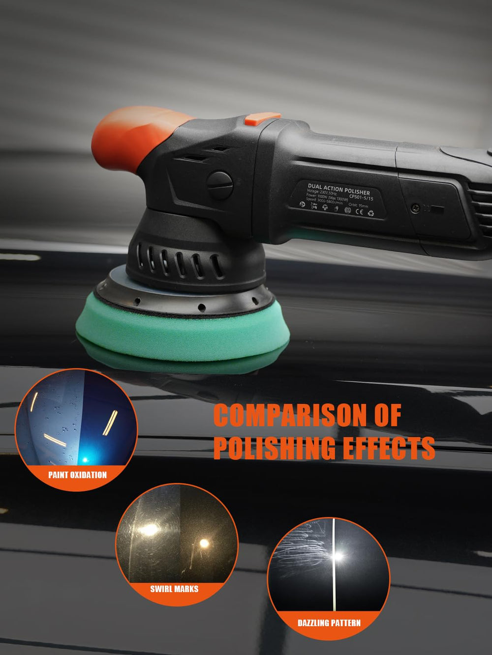 SPTA unique two-sided pad design protects surfaces during polishing.