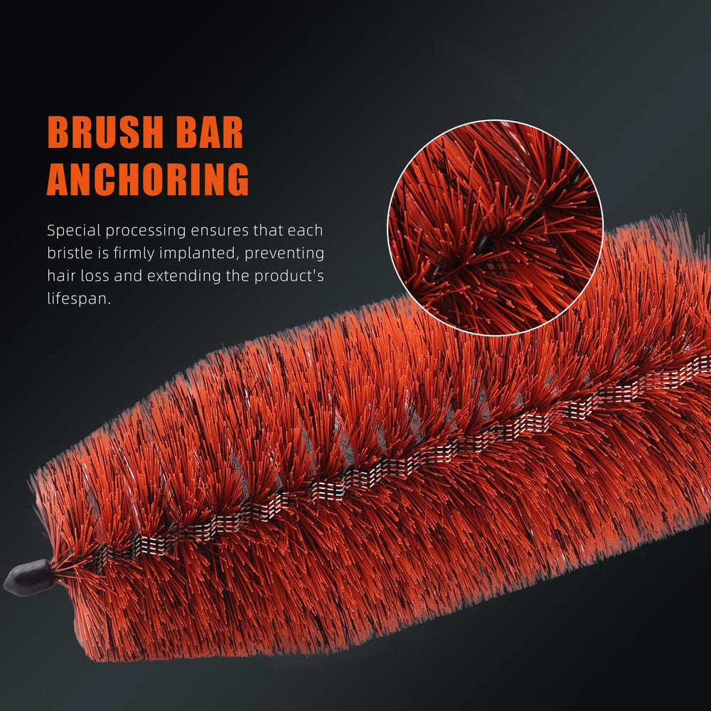 SPTA 17.7-inch brush with machine-washable microfiber cover for easy maintenance