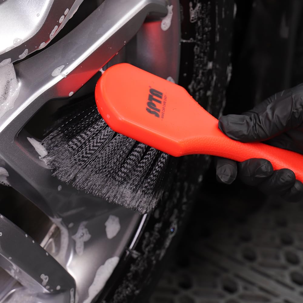 SPTA wheel kit in use speeds up wheel cleaning routine.