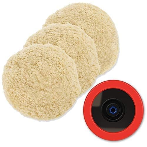 Close-up of SPTA wool pad showing natural fibers for gentle cut