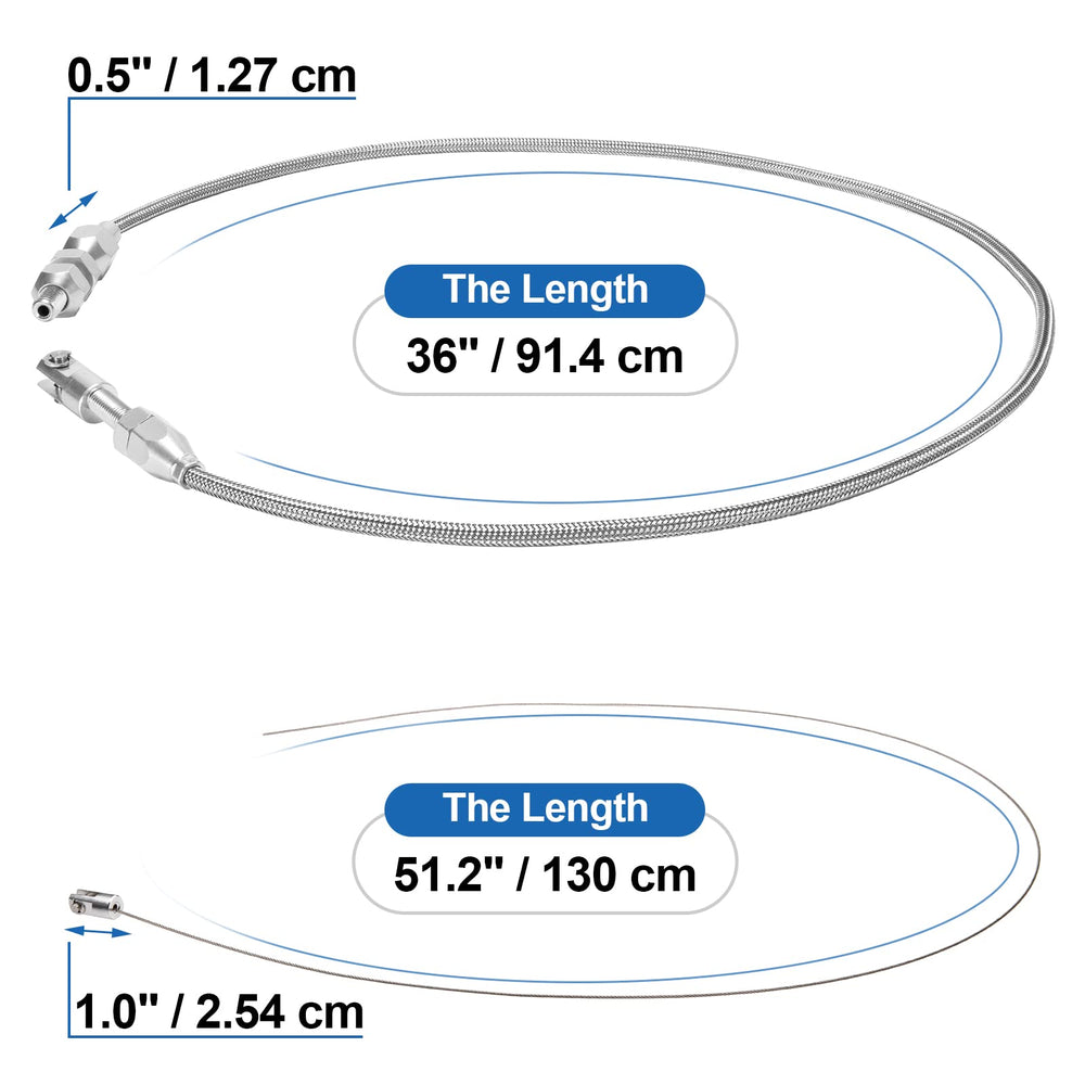 Spurtar extruded lining on throttle cable for longer life
