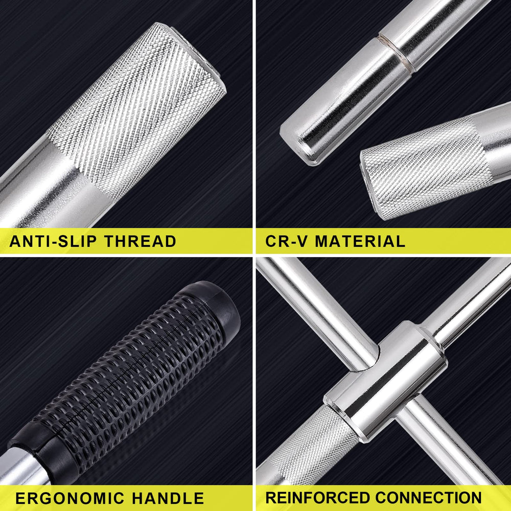 Spurtar durable chrome vanadium steel for reliable torque.