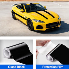 Spurtar side mirror wrap in gloss black for enhanced contrast and protection